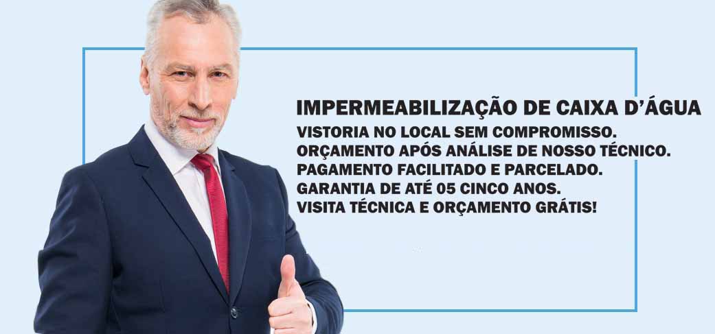 Impermeabilização para caixas d’água